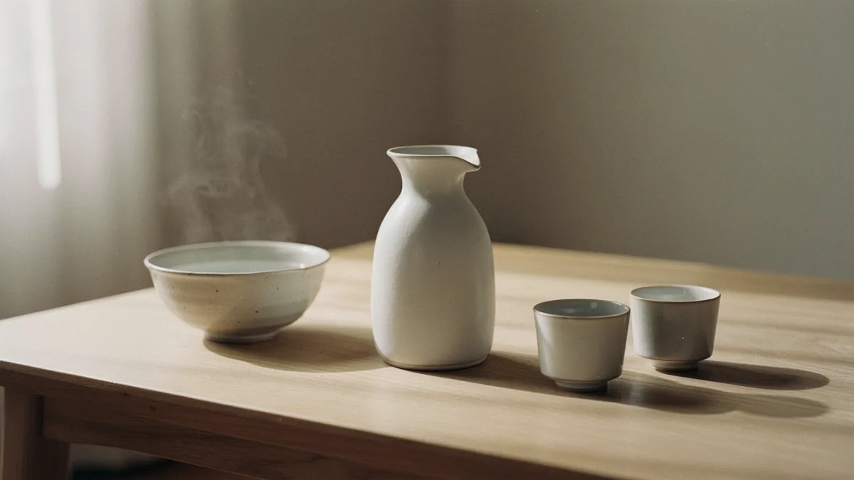 Sake servieren: kalt, warm und zum Essen